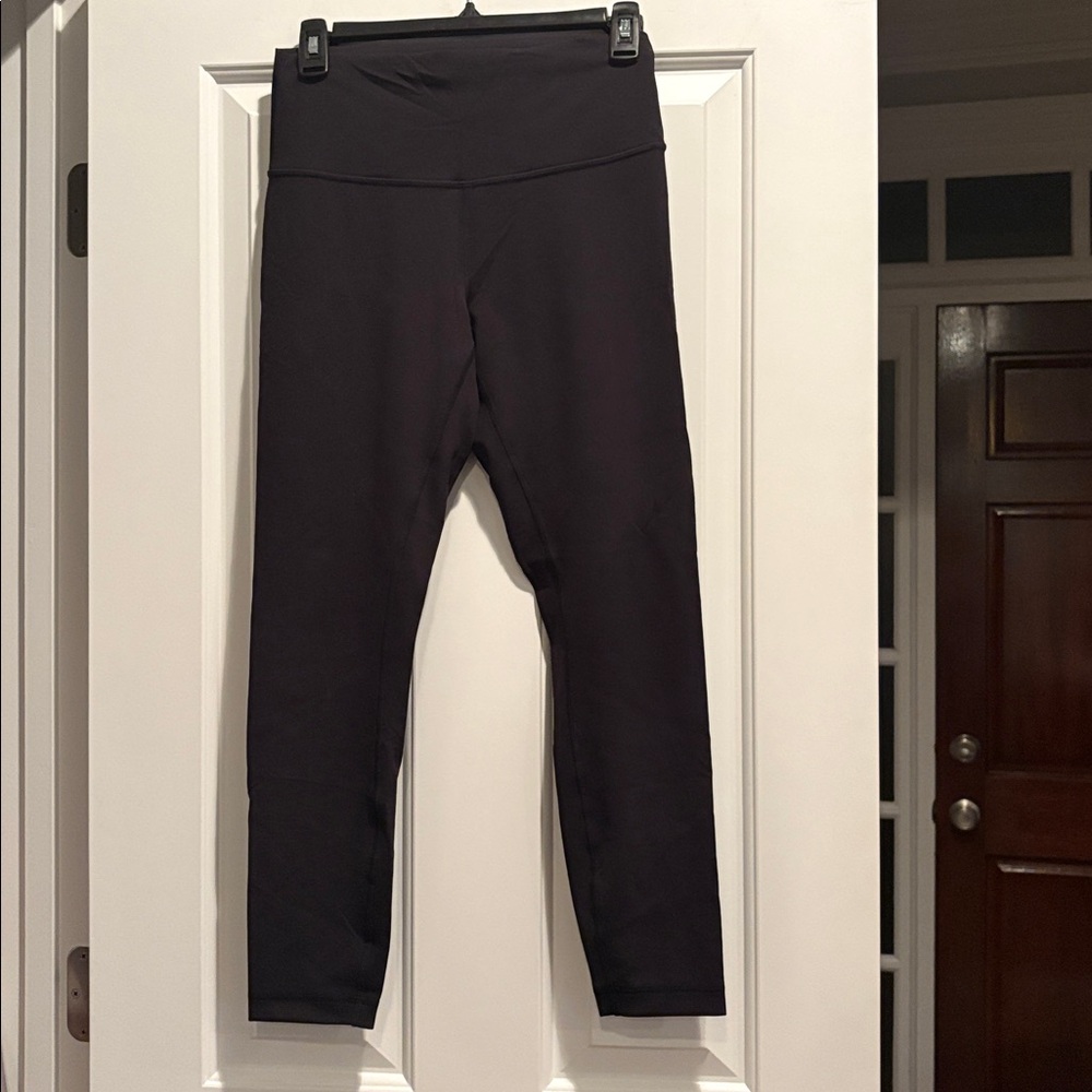 Lululemon align black yoga pants, 7/8 length. Like new, size 8.
